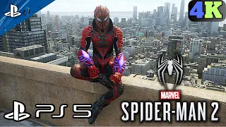 Spider-Man 2 S.T.R.I.K.E Suit || Free Roam and Combat Gameplay || [PS5 4K HDR]