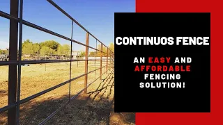 Easy Horse Fencing! 5 Rail Continuous Fence Install