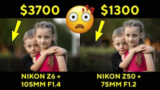 Nikon z6 105mm F1.4E VS z50 Viltrox 75 F1.2