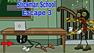 Stickman School Escape 3 - Full Gameplay Walkthrough (Android,iOS)