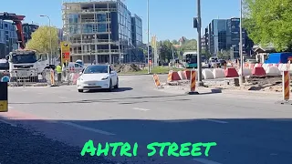 Ahtri tänav/Trammiliini ehitustööd/Строительство новой трамвайной линии/Tallinn Estonia 🇪🇪