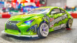 MEGA RC DRIFT CAR RACE MODELS IN DETAIL AND MOTION! SCALE 1:10 DRIFT CARS