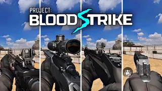 Project Bloodstrike All Weapons Showcase ( 4K 120FPS )