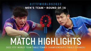 Highlights | Tomokazu Harimoto (JPN) vs Eric Jouti (BRA) | MT R16 | #ITTFWorlds2022