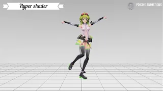 MMD Shader effect test with Gumi