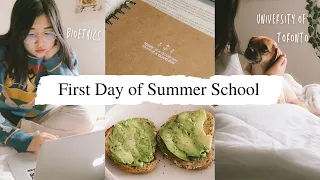 First Day of Summer School (UofT virtual class)