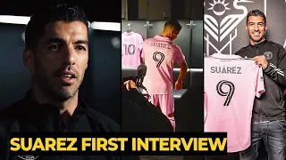 Luis Suarez first interview and REACTION after join Messi at Inter Miami | Football News Today