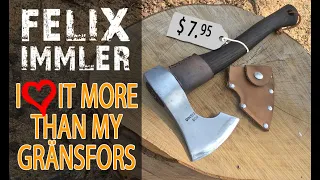 How to transform a 8 dollar hardware store splitting hatchet into a outstanding carving axe !