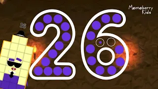 Numberblocks 26 Magic Run - Numberblocks Twenty Six Adventure | Number Counting Go Explore