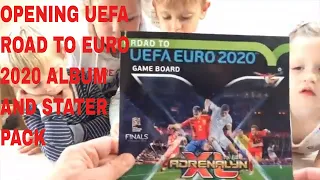 Panini's Adrenalyn XL  ROAD TO UEFA EURO 2020 opening |Collectors Album, 4 packs, 2x Limited Edition