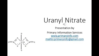 Uranyl Nitrate : Trade Technology Project Information