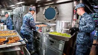 How US Navy Nuclear Submarine Gets Food Deep Underwater
