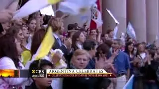 Argentinians celebrate Pope Francis