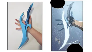 3D Printed Baruka's Dagger from Solo Leveling, Version 2 (Solo Leveling Dagger Challenge)