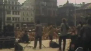 Plzeň - 4. 10. 1986 - natáčení filmu Discopříběh