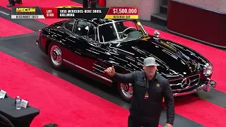 SOLD for $1.5 Million 1955 Mercedes-Benz 300SL Gullwing // Mecum Kissimmee 2023