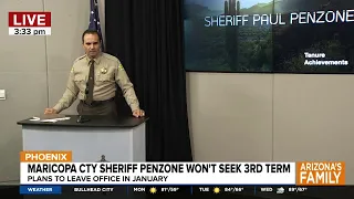 Watch LIVE: Maricopa County Sheriff Paul Penzone is set to make a "very important" announcement.