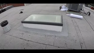 Skylight and Curb Replacement on Flat Roof