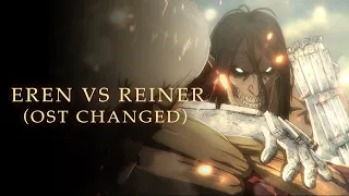 Eren vs Reiner and Porco - OST Changed - Attack on Titan