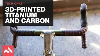 Titanium and carbon 3D-printed forks and cockpit from Bastion