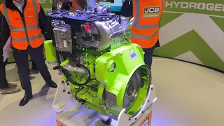 JCB's New Hydrogen Engine. 2023. World's First Hydrogen Excavator!