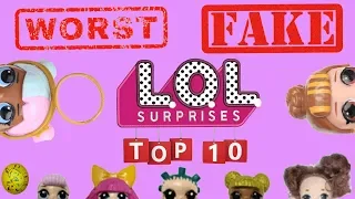 Top 10 scariest fake lol surprise dolls count down. Fakes on our top 10 worst fakes list Yayday tv