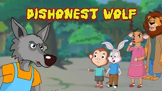 Dishonest Wolf | English Moral Stories | English Cartoon | English Story | Mahacartoon Tv English