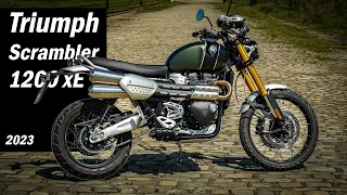 Triumph Scrambler 1200 XE [2023], czyli stylowy klasyk w wersji na bogato