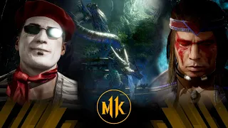 Mortal Kombat 11 - Ninja Mime Johnny Cage Vs Klassic Nightwolf (Very Hard)