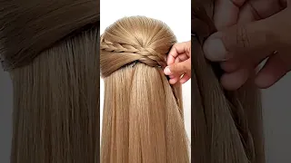 🪢😱🪢Easy And Unique Pull Through Braid Hairstyle/#shorts #youtubeshorts #short #ytshorts #hairstyle