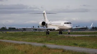 Bombardier Global 7500 flight test