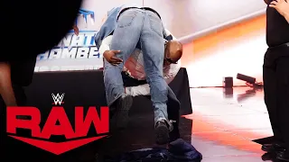 Lashley hits Lesnar with a devastating Spear ahead of WWE Elimination Chamber: Raw, Feb. 13, 2023