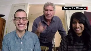 Harrison Ford surprises "Star Wars" fans online!