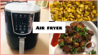 KENT AIRFRYER REVIEW / BAKED CORN, AIR FRIED CHICKEN RECIPIE / POOJITHA KARTHIK