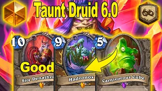 I Upgraded My Taunt Druid 6.0 FOR REAL With Good Cards At Showdown in the Badlands | Hearthstone