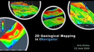 tNavigator Webinar: 2D Geological Mapping  - 23.06.20