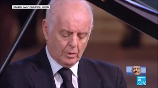 Obsèques Jacques Chirac Daniel Barenboim  Impromptu Op.142 (D.935) No.2 in A flat Major Schubert