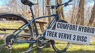 A More Comfortable Hybrid - 2020 Trek Verve 3 Disc Bike Hybrid Bike Feature Review and Actual Weight