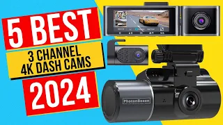 Best 3 Channel 4K Dash Cams In 2024 - Top 5 3 Channel 4K Dash Cams