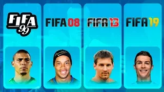 Jogadores com  MAIOR OVER de CADA FIFA! (FIFA 96 - FIFA 19)