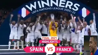 Spain VS France 1-2 || UEFA Final 2021 & Highlights #youtube #shorts #football