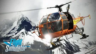 A GAME CHANGER for MSFS Helicopters? | Medevac on Mt Everest | Taog's Hangar Alouette III Review