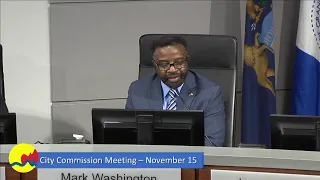 City Commission Meeting - November 15, 2022