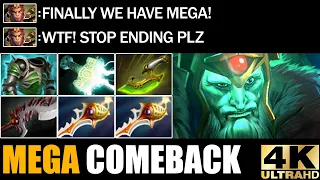 Insane Max Speed Electric Mjollnir + Swift Blink Wraith King Defend Mega Creeps WTF Comeback Dota 2