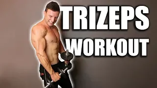 Schnellster Muskelaufbau für den Trizeps | Workout im Hypertrophiebereich