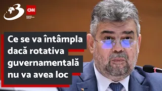 Ce se va întâmpla dacă rotativa guvernamentală nu va avea loc. Marcel Ciolacu: ”Sunt foarte sigur!”