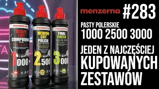 283 Menzerna - 3 etapowa korekta lakieru | najlepiej sprzedający się zestaw | pasty 1000, 2500, 3000