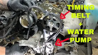 TIMING BELT AND WATER PUMP : MX5 HOW TO