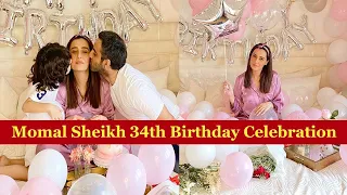 Momal Sheikh Celebrates her 34th Birthday With Husband and Son