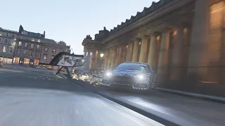 Drifting ken blocks gymkahana 9 ford focus rs rx (forza horizon 4)